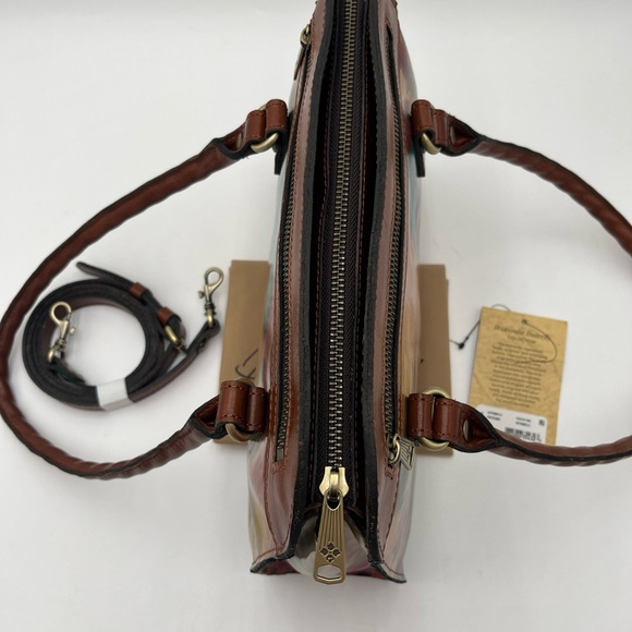 NWT Patricia Nash Calvi Satchel Watercolor Butterfly Purse Heritage Coll… - Picture 8 of 14